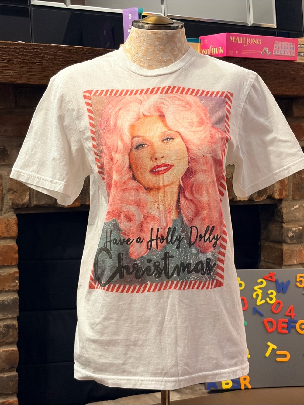 Gildan "Have a Holly Dolly Christmas" Graphic Tee